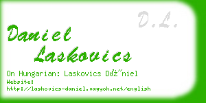 daniel laskovics business card